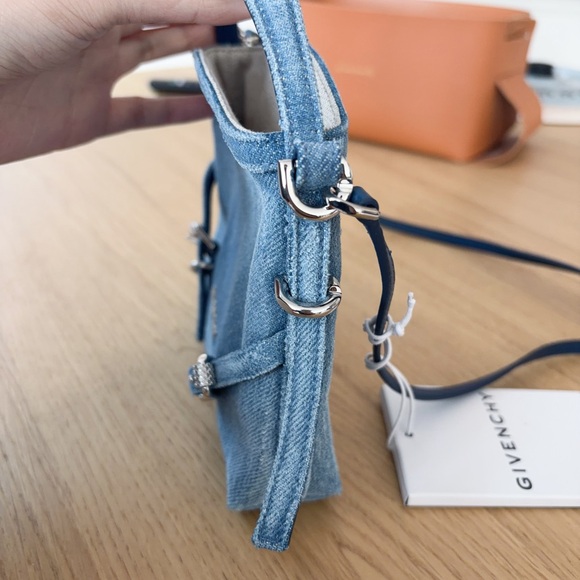 Givenchy nano voyou Denim Crossbody Bag - Picture 4 of 8
